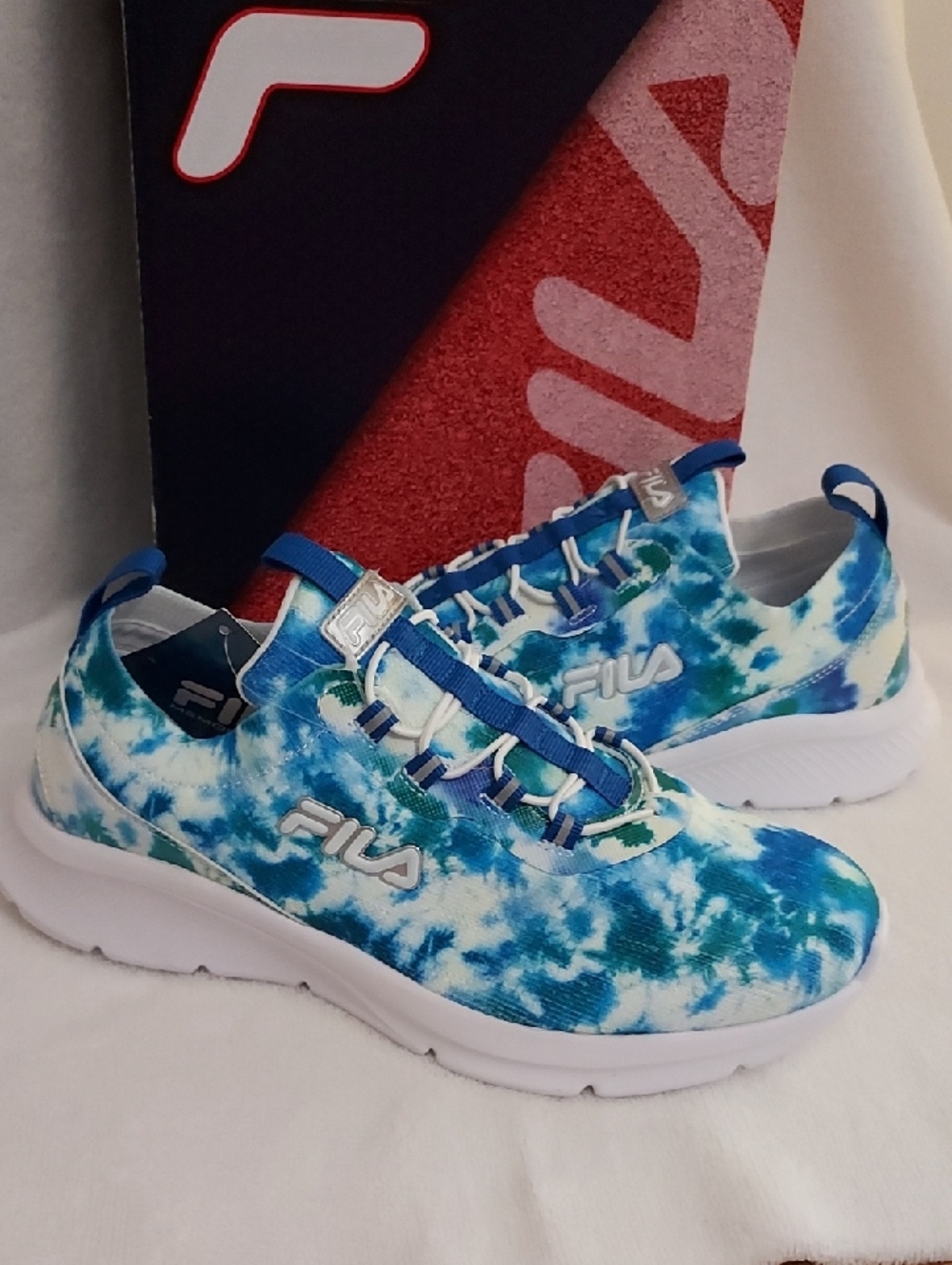 Fila Womens Memory Skyway 2.0 Tie Dye Sneakers - Picture 5 of 16